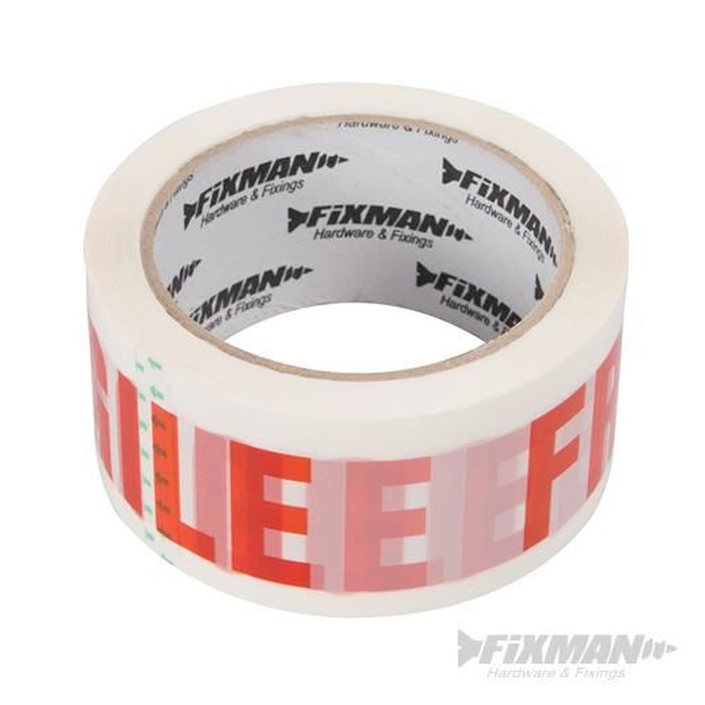 Fixman FRAGILE Packing Tape – Safety Workwear UK - Packing Tape Safety Precautions For Households With Dogs At Home