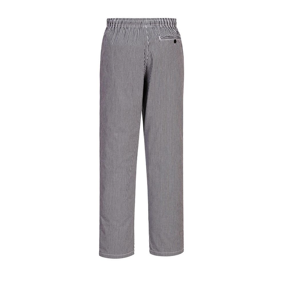 Portwest - C079 Black Check Bromley Chefs Trousers