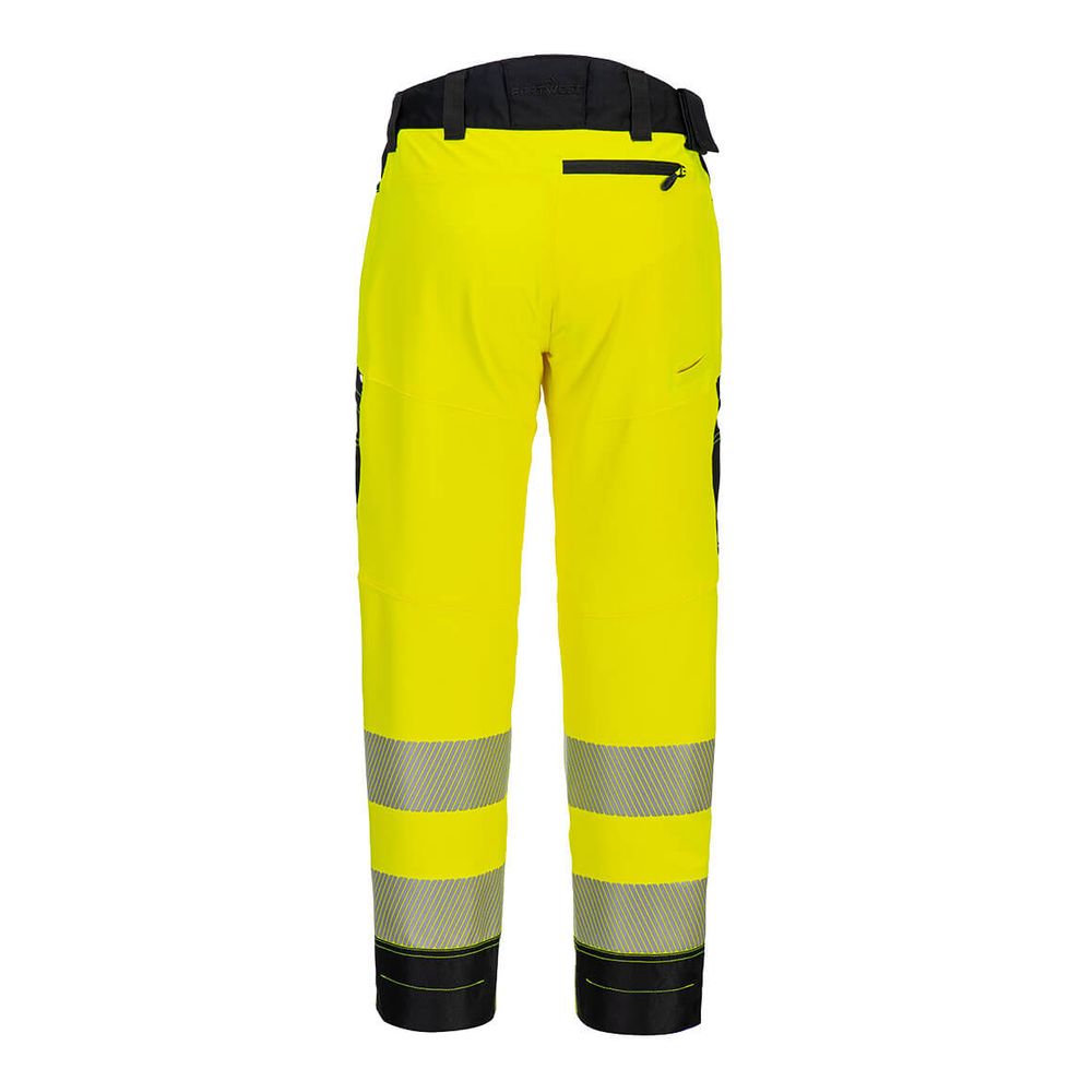 Portwest - DX453 Yellow/Black DX4 Hi-Vis Service Trousers