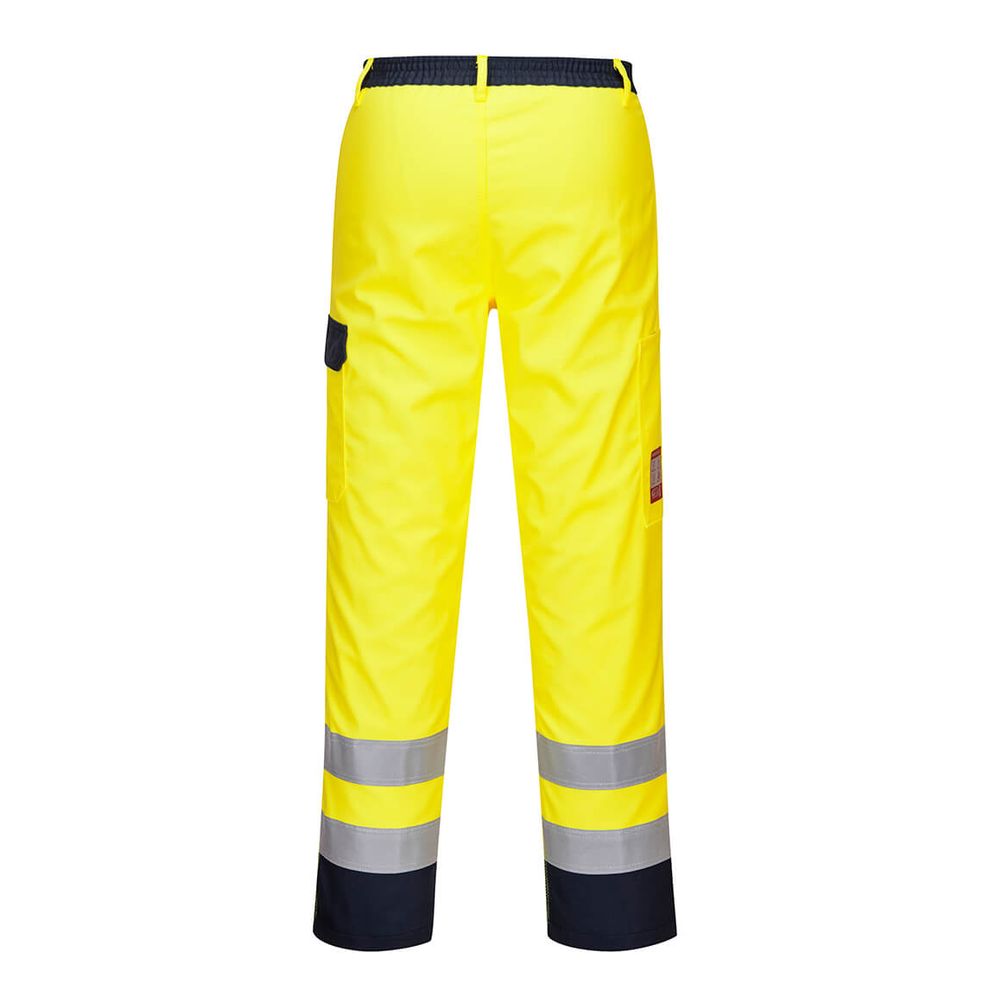 Portwest - FR92 Yellow Bizflame Work Hi-Vis Trousers