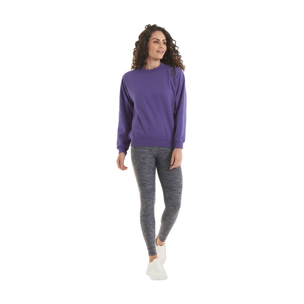 Uneek Clothing - UC211 Navy Ladies Deluxe Crew Neck Sweatshirt