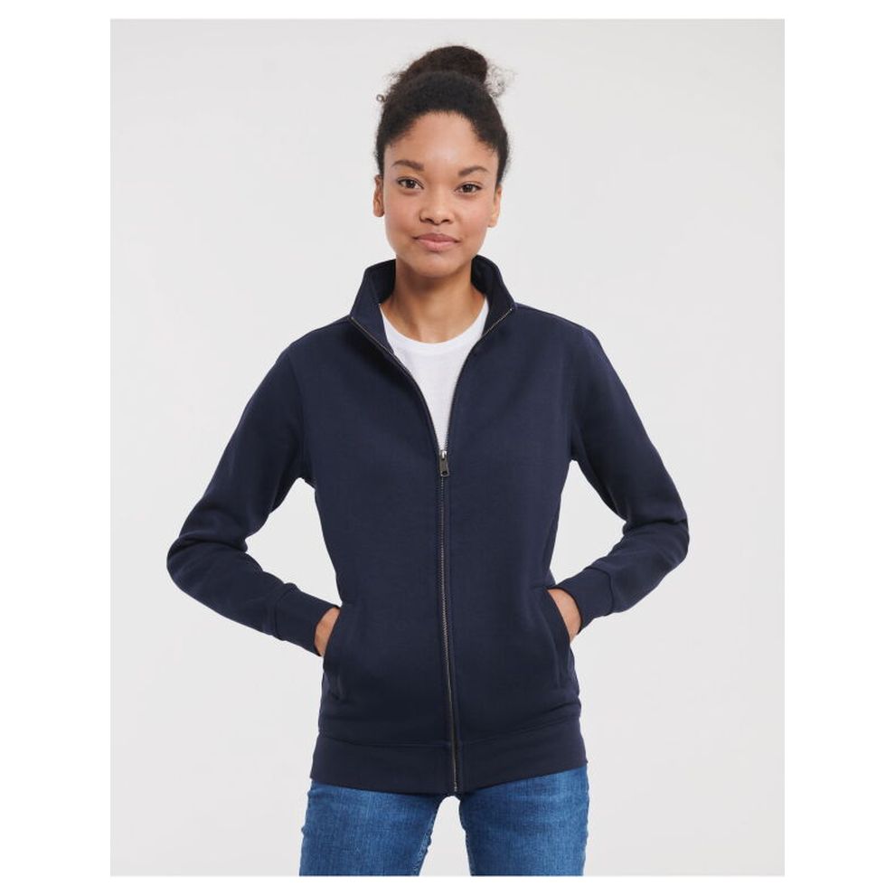 Russell - Black Ladies’ Authentic Sweat Jacket