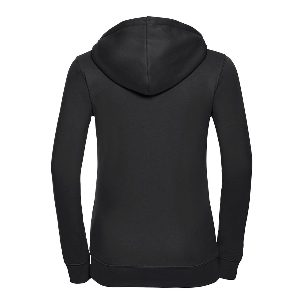 Russell - Black Ladies’ Authentic Zipped Hood Jacket