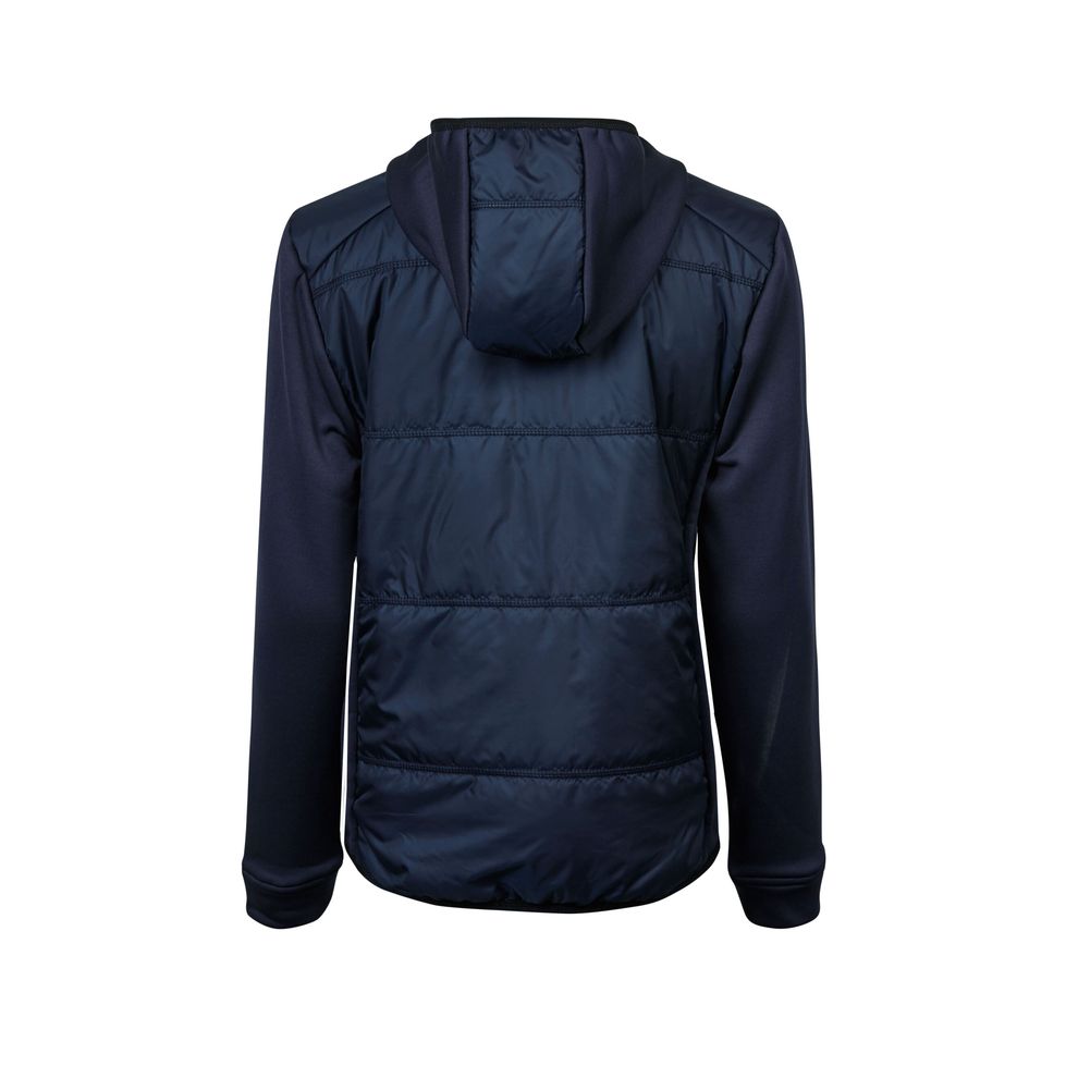 TEE JAYS - Navy/Navy Women’s Hybrid-Stretch Hooded Jacket