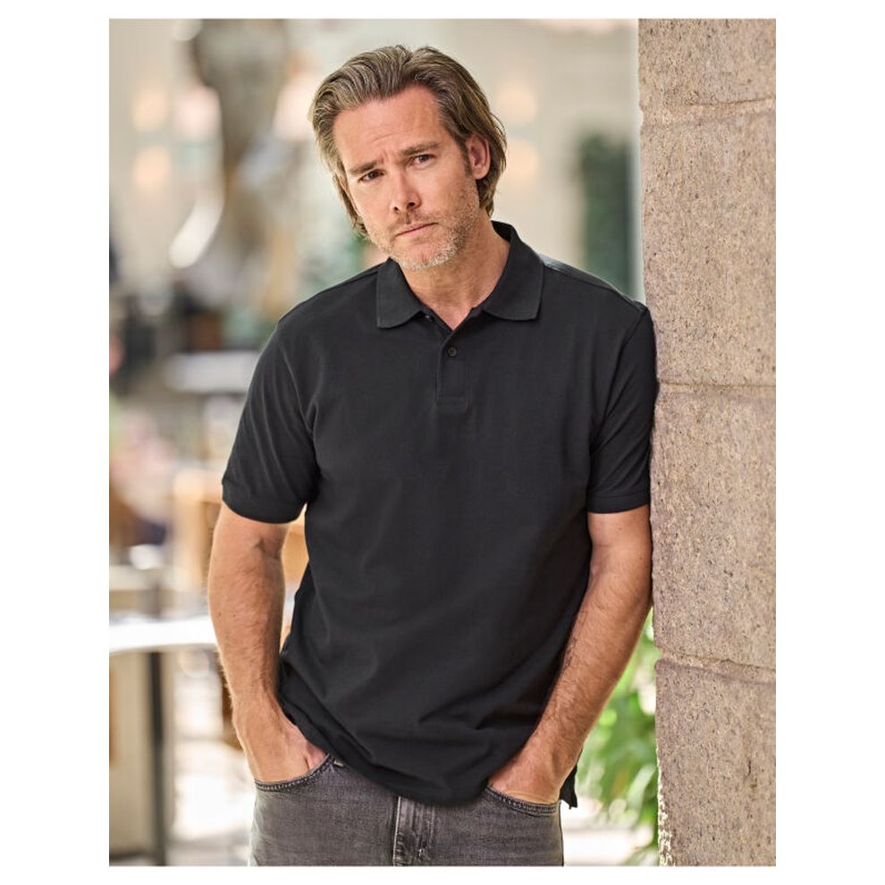 TEE JAYS - Navy Men’s Heavy Polo