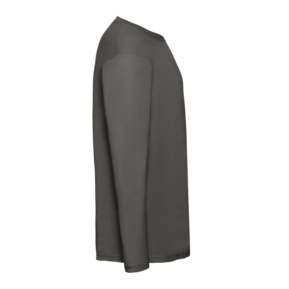 Fruit Of The Loom - Light Graphite Men’s Valueweight Long Sleeve T-Shirt