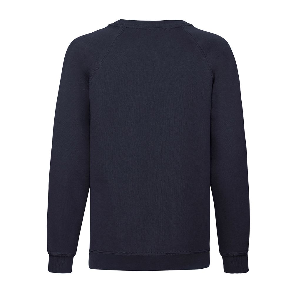 Fruit Of The Loom - Deep Navy Kid’s Classic Raglan Sweat