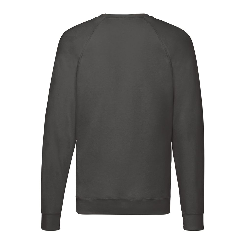 Fruit Of The Loom - Light Graphite Men’s Lightweight Raglan Sweat