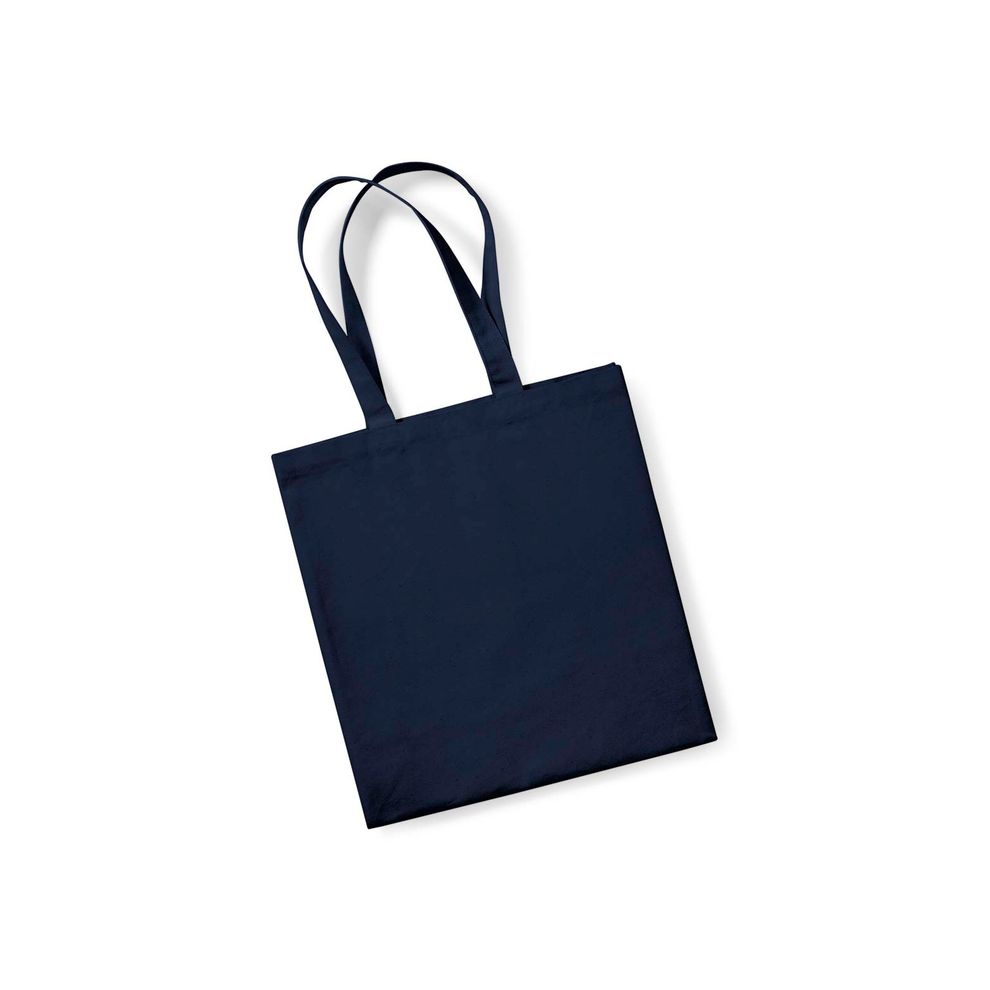 Westford Mill - French Navy Fairtrade Cotton Classic Shopper