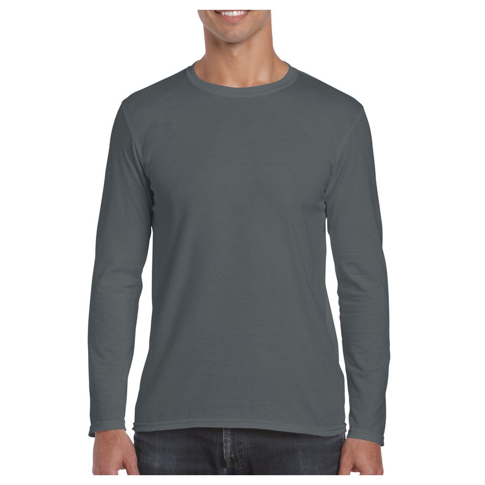 Gildan - Charcoal Softstyle® Adult Long Sleeve T-Shirt
