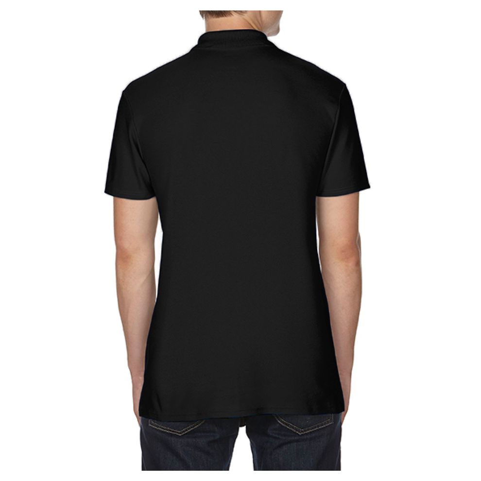 Gildan - Black Softstyle® Adult Double Pique Polo