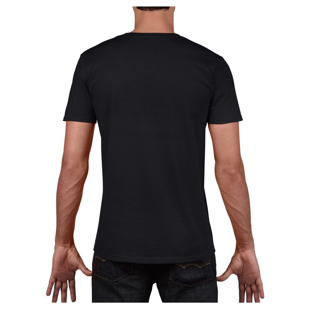 Gildan - Black Softstyle® Adult V-Neck T-Shirt