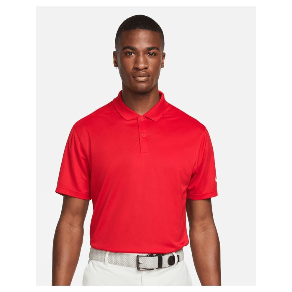 Nike Golf - University Red Dri-FIT Victory Solid Polo