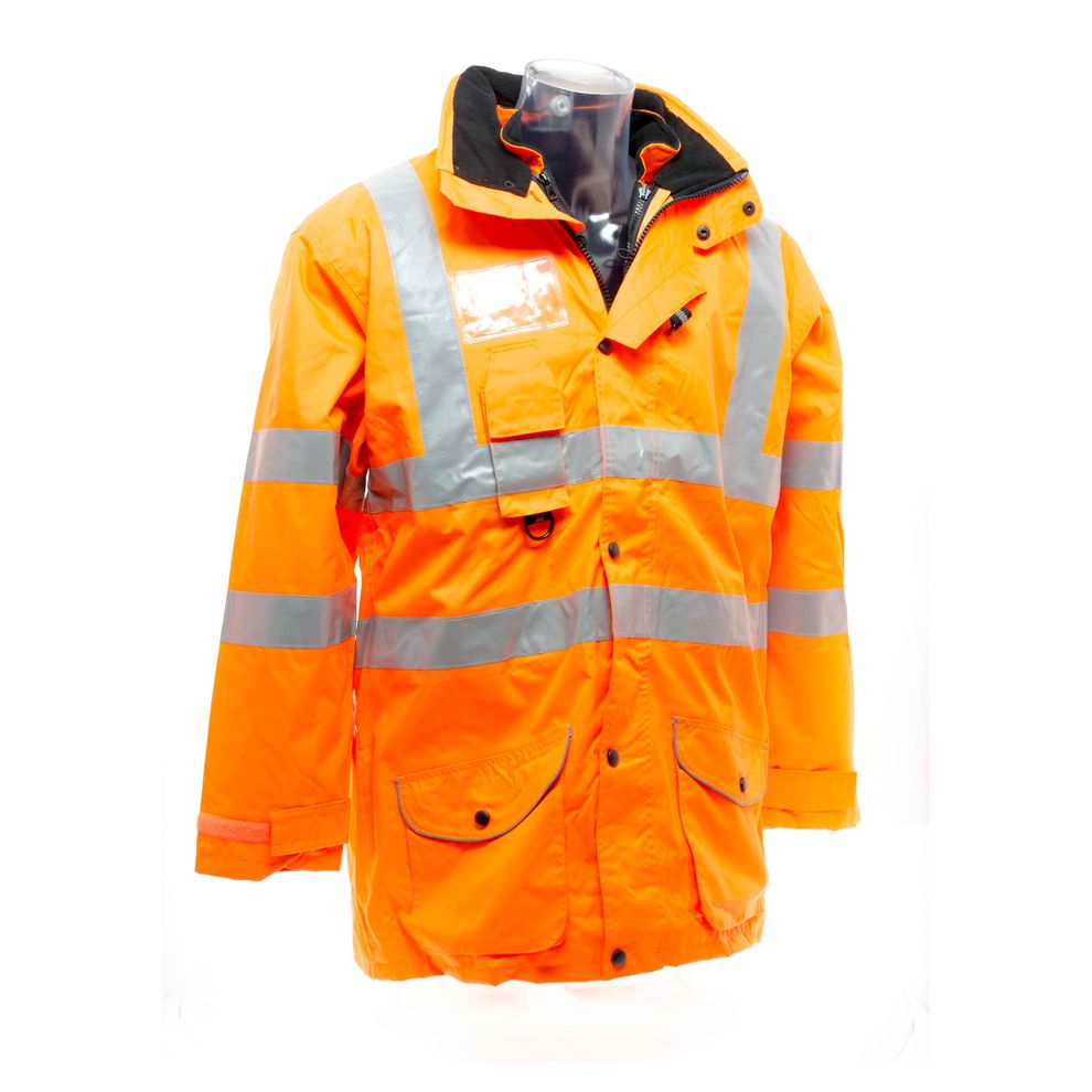 Yoko - Hi Vis Orange Hi-Vis Multi-Function 7-in-1 Jacket