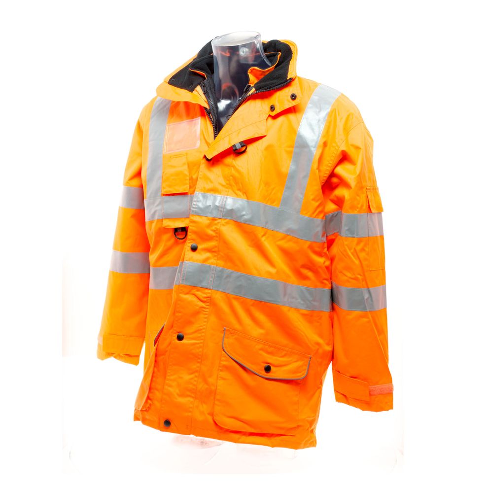 Yoko - Hi Vis Orange Hi-Vis Multi-Function 7-in-1 Jacket