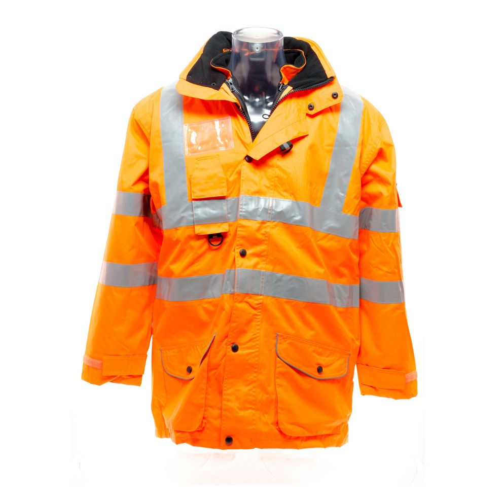 Yoko - Hi Vis Orange Hi-Vis Multi-Function 7-in-1 Jacket