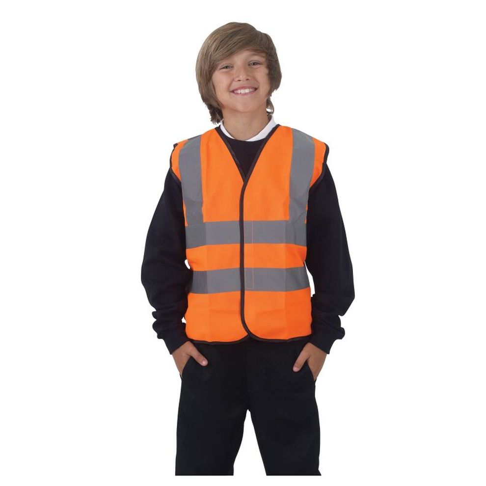 Hi Vis Orange Children’s HiVis Waistcoat Safety Workwear UK
