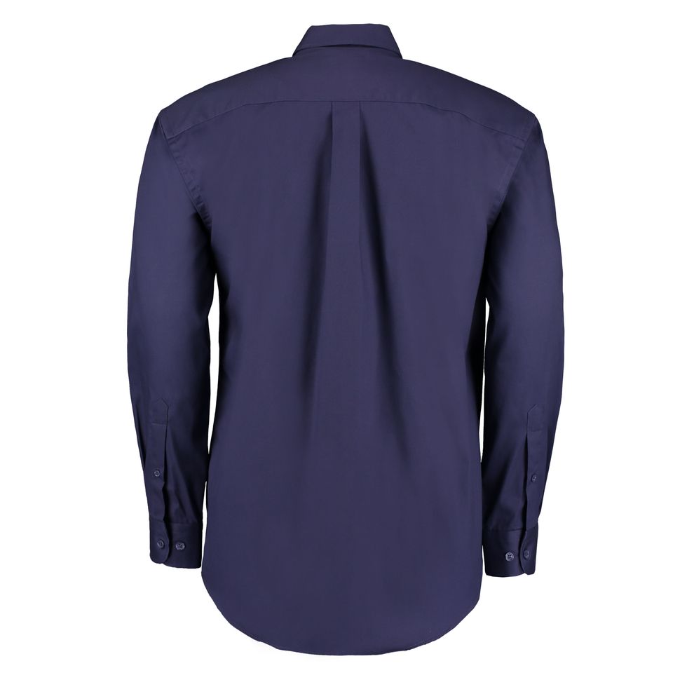 Kustom Kit - Midnight Navy Classic Fit Long Sleeve Premium Oxford Shirt