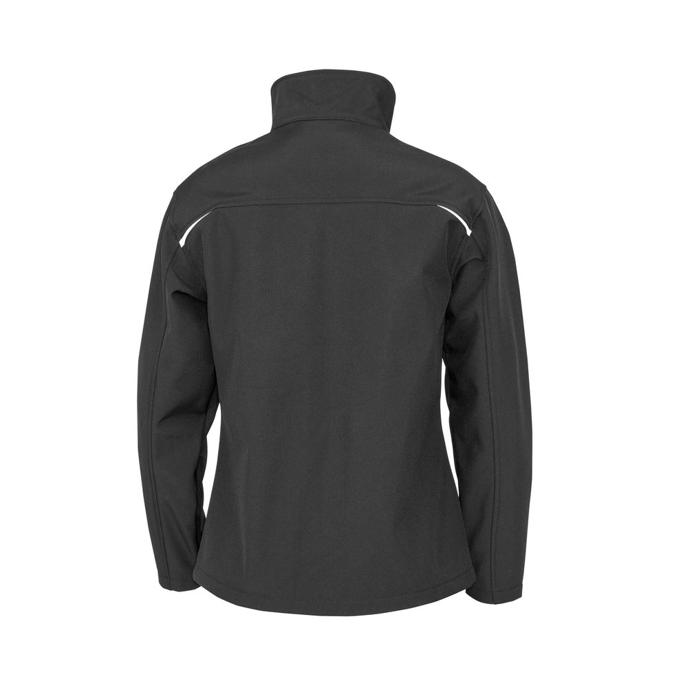 Result Genuine Recycled - Black Women’s Recycled 3-Layer Printable Softshell Jacket