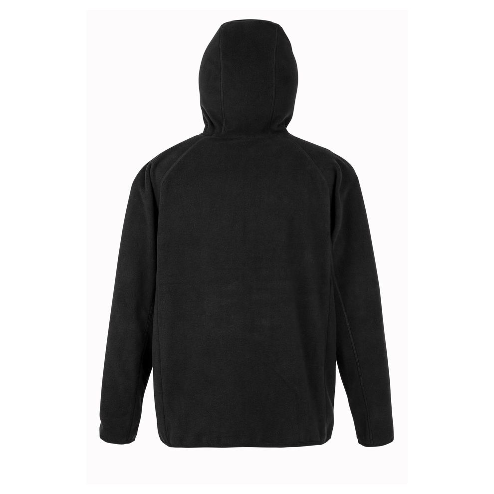 Result Genuine Recycled - Black Recycled Unisex Hooded Microfleece Jacket