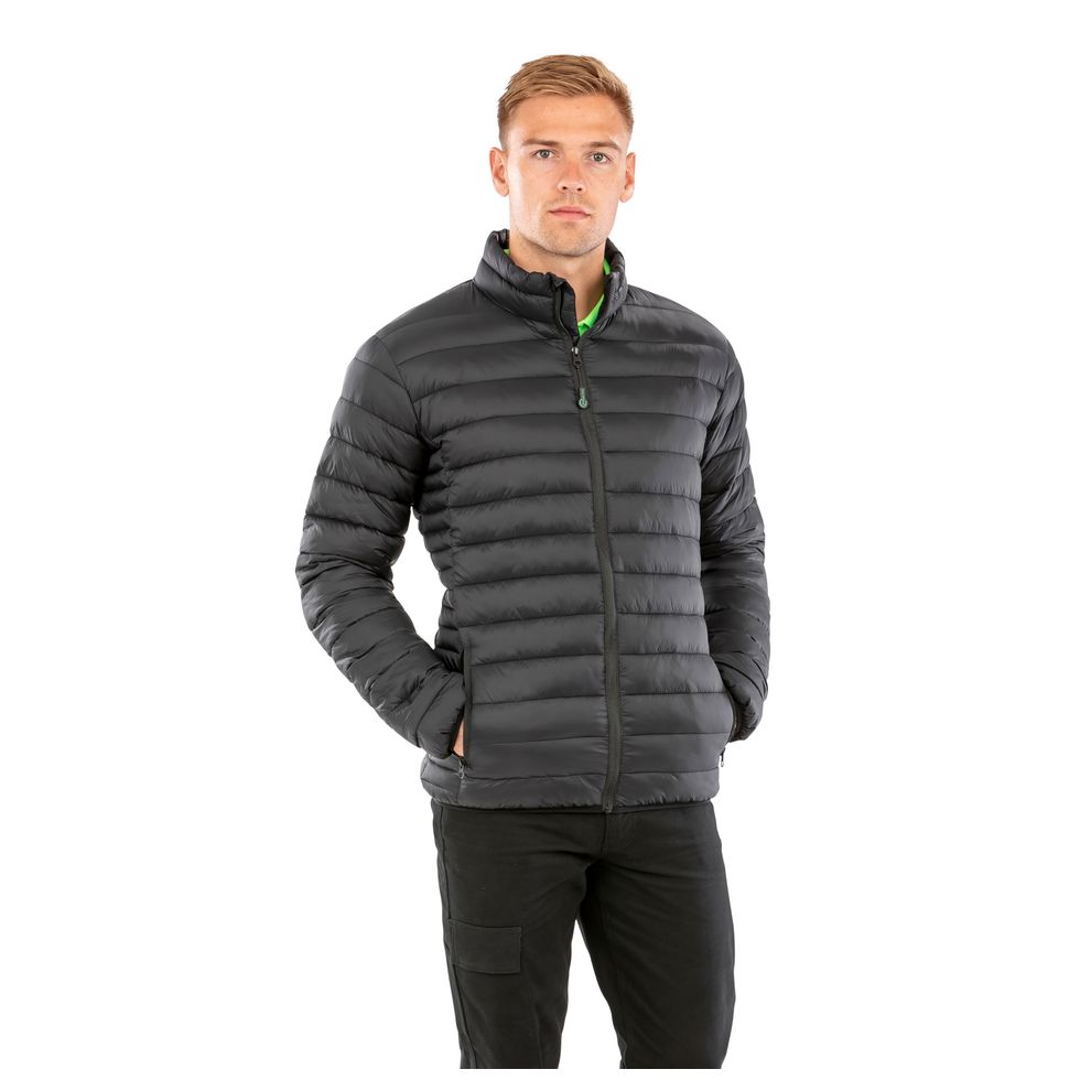 Result Genuine Recycled - Black Recycled Padded Jacket