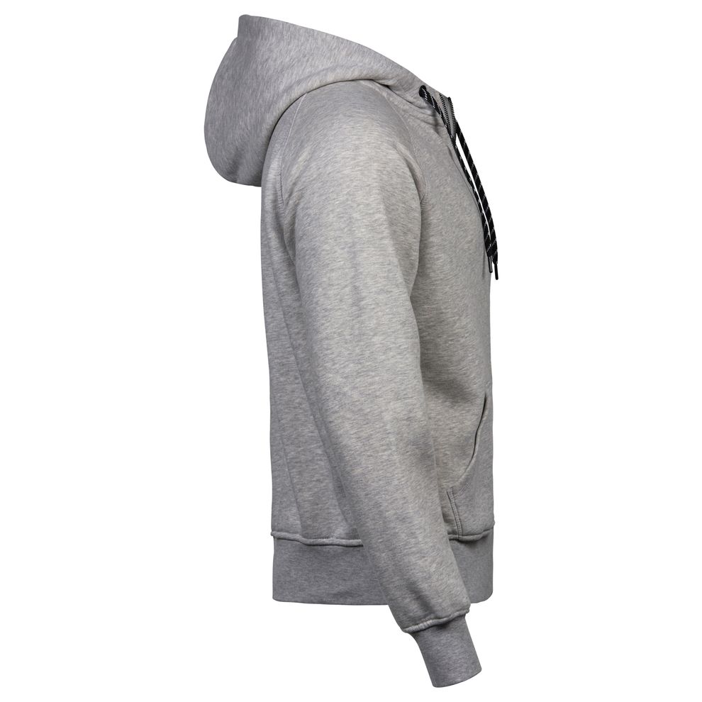 TEE JAYS - Heather Grey Men’s Fashion Full Zip Hood