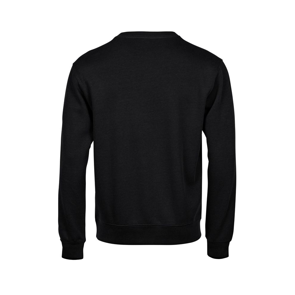 TEE JAYS - Black Ribbed Interlock Crewneck