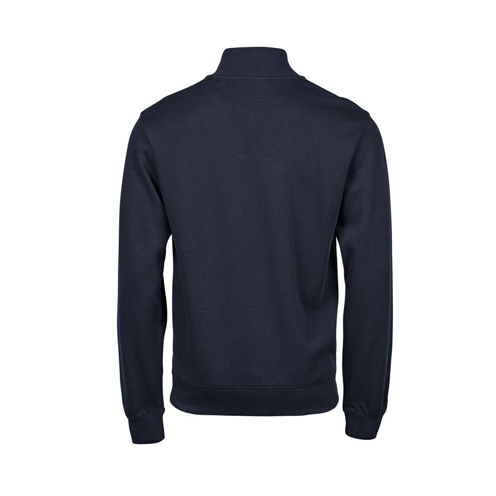 TEE JAYS - Navy  Ribbed Interlock Half Zip