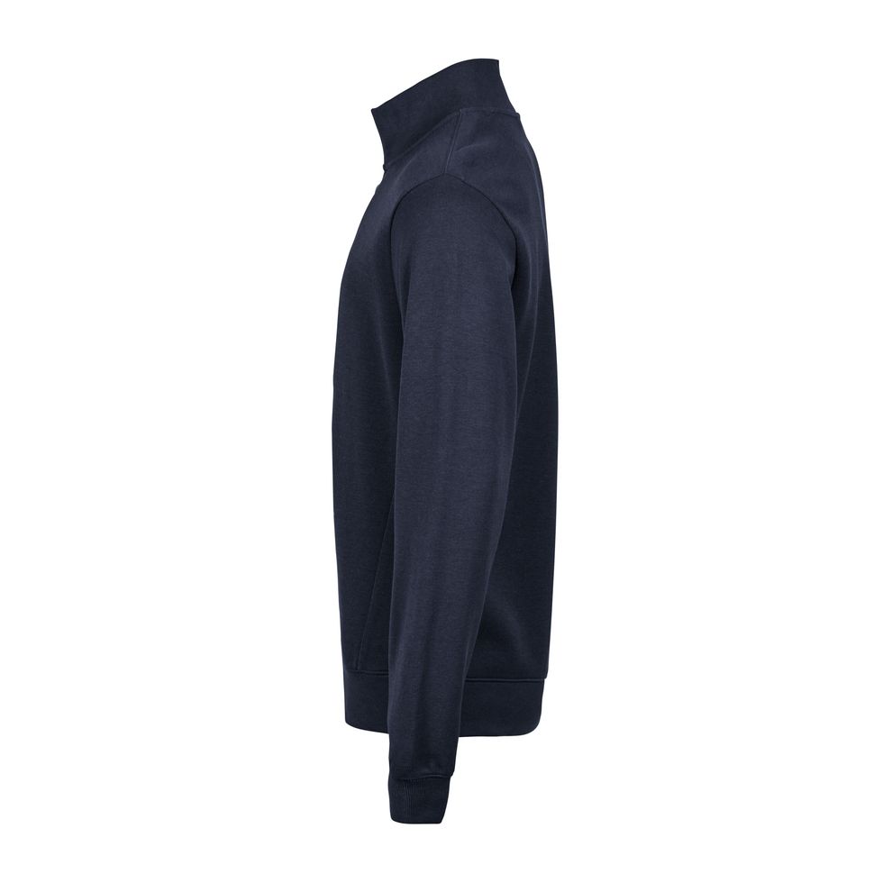 TEE JAYS - Navy  Ribbed Interlock Half Zip