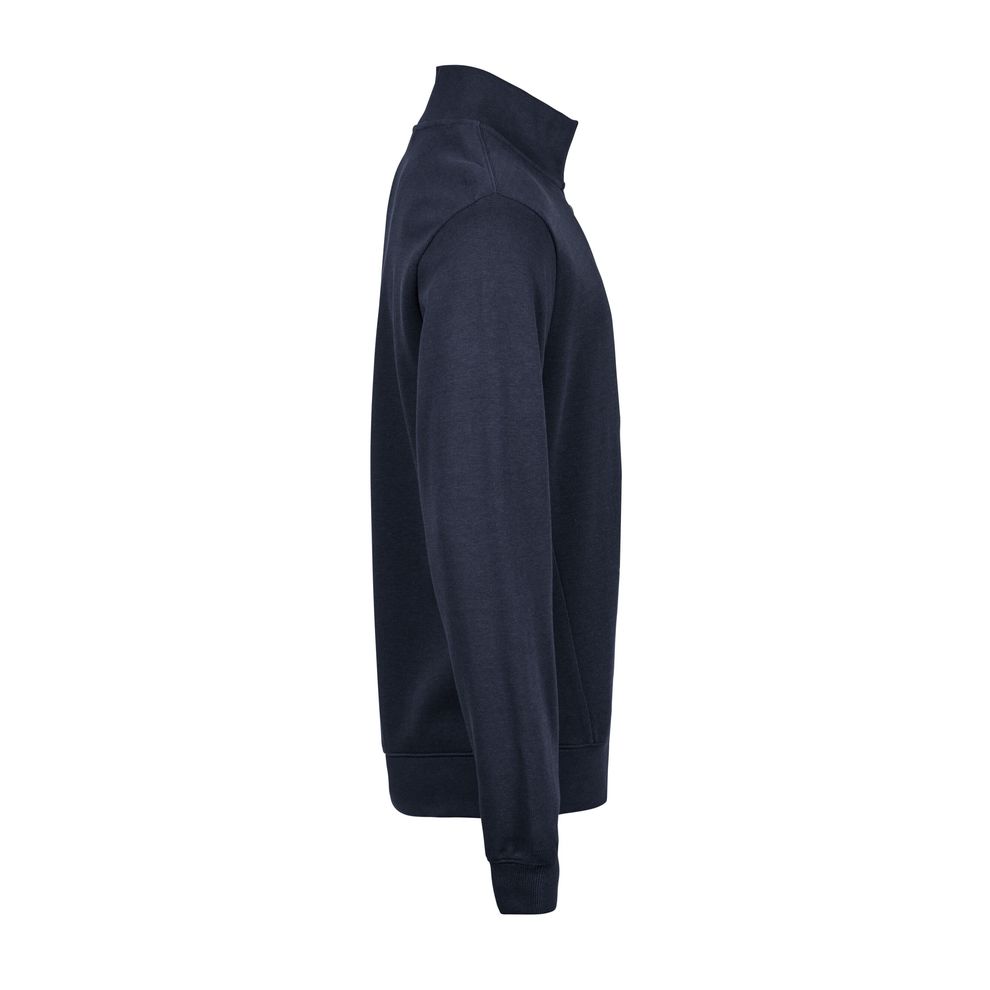 TEE JAYS - Navy  Ribbed Interlock Half Zip