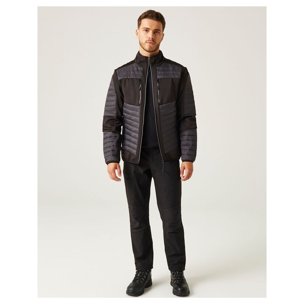 Regatta Professional - Ash/Black E-Volve Thermal Hybrid Jacket