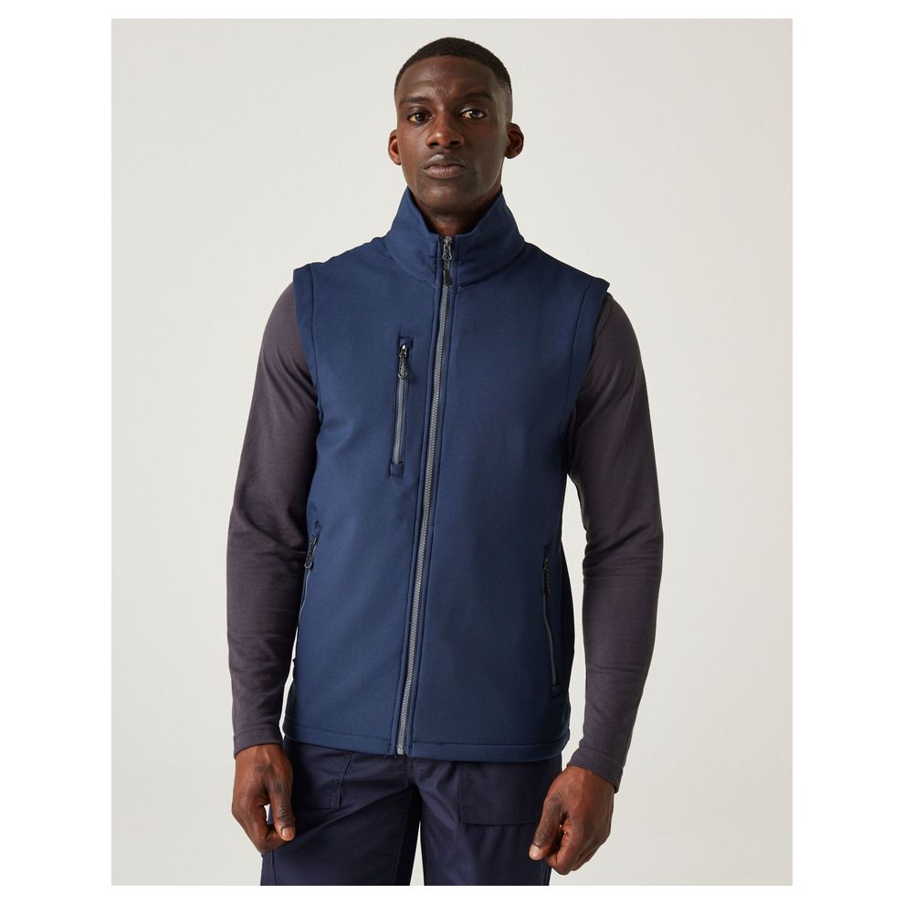 Regatta Professional - Navy/Seal Navigate Two Layer Soft Shell Bodywarmer